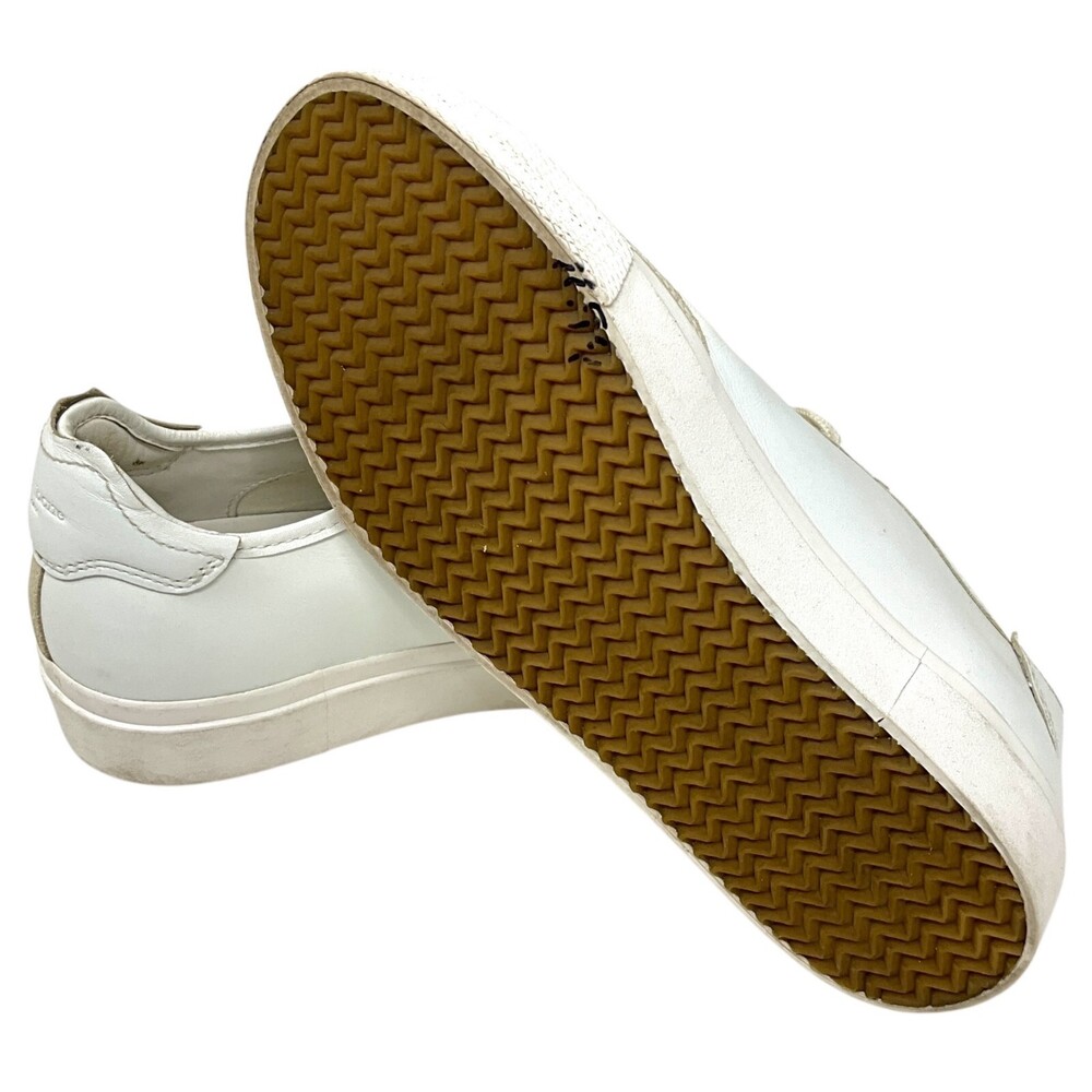 rag & bone Army Low Sneakers White EUR Size 38 US 8 Casual Lace Up Leather - Picture 10 of 12
